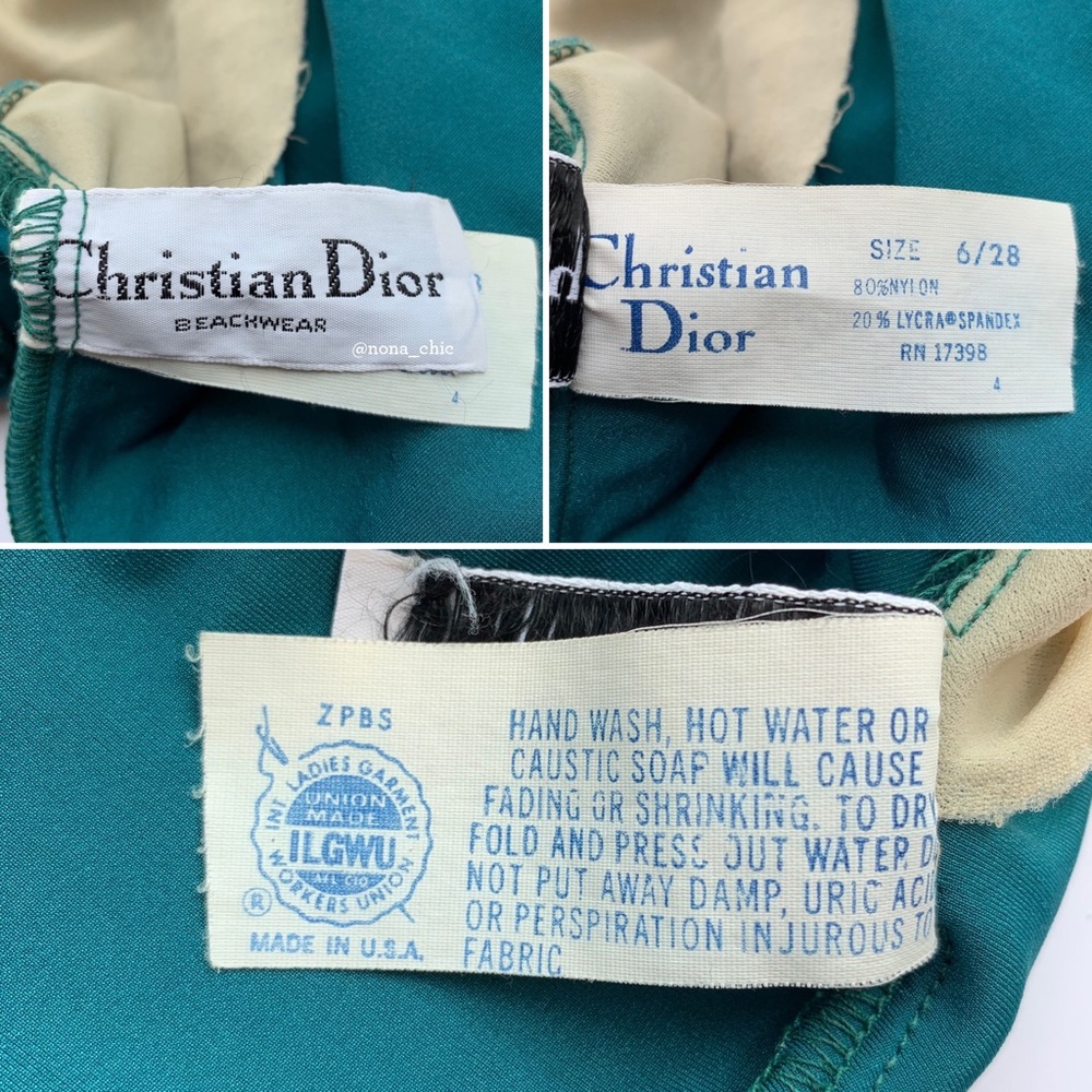 Christian Dior | Vintage One Piece Swimsuit - Picture 5 of 8